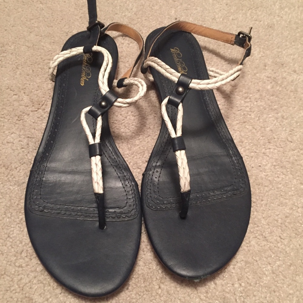 Brooks Brothers rope  sandals